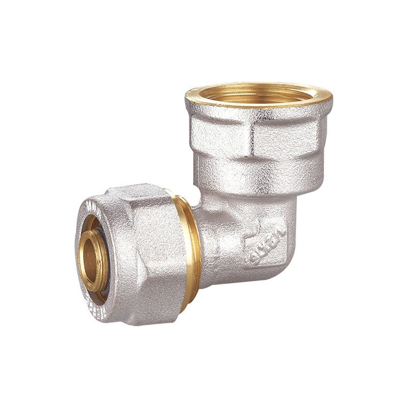 Encaixe de tubo de parafuso de bronze de cotovelo de 90 graus AMT-1203