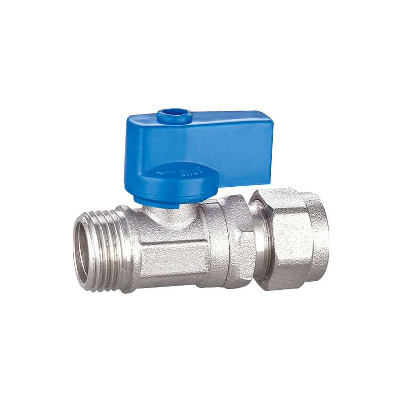 Válvula de esfera de latão reto com conector ativo AMT-2028