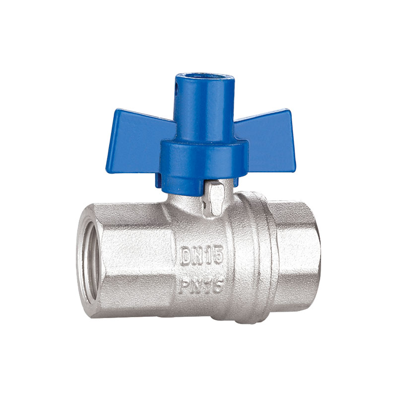 Válvula de esfera de melhor preço com rosca F/F cromada AMT-2052B