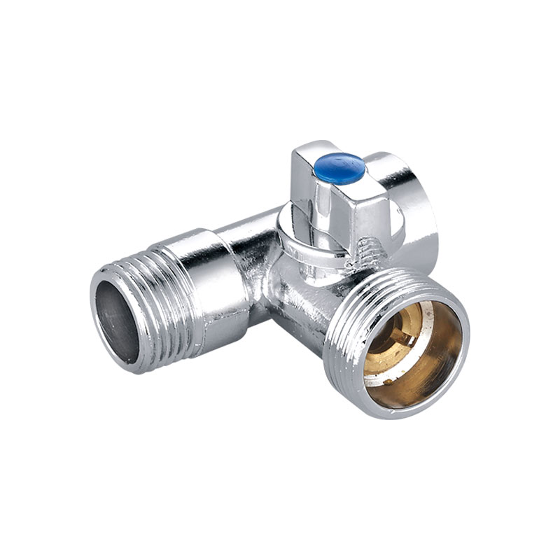 Válvula angular de desvio de água de três vias de latão AMT-5004