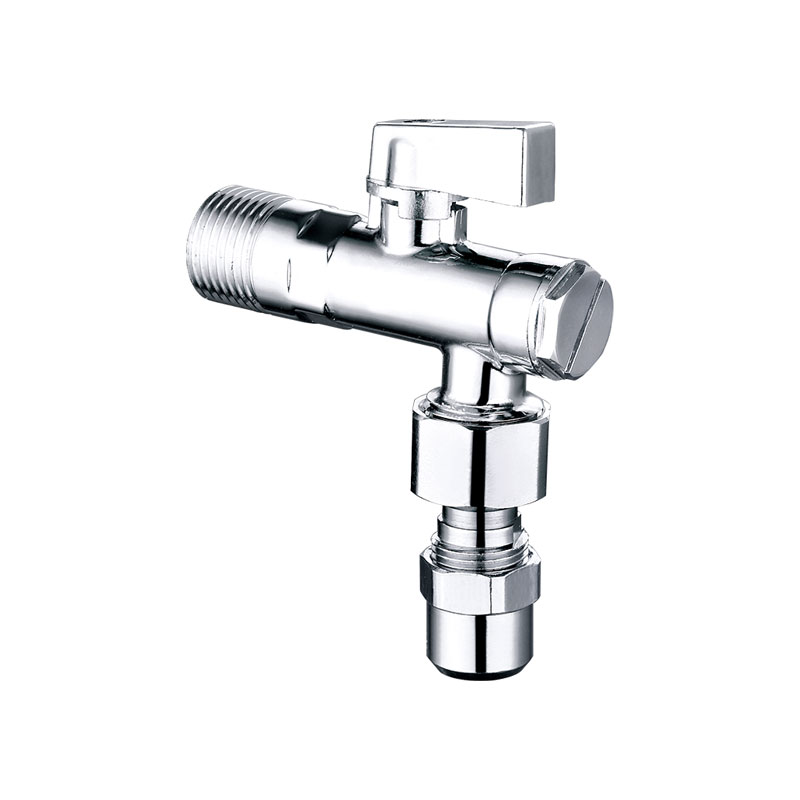 Válvula de ângulo de latão de furo único design fashion AMT-5008