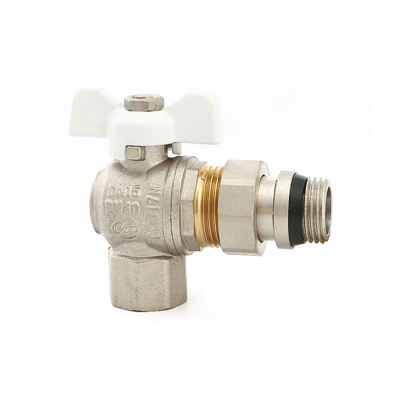 Válvula de latão de alta qualidade com válvula de esfera de conector ao vivo AMT-2050B