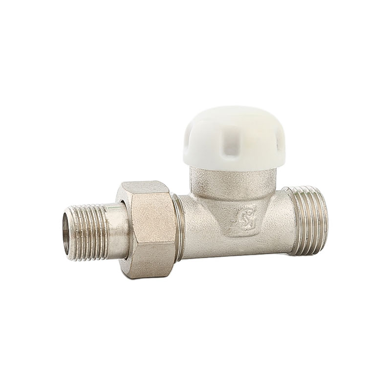 Válvula de radiador niquelada de baixo preço AMT-4025