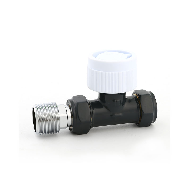 Válvula de radiador de alça de plástico branco de superfície especial AMT-4028