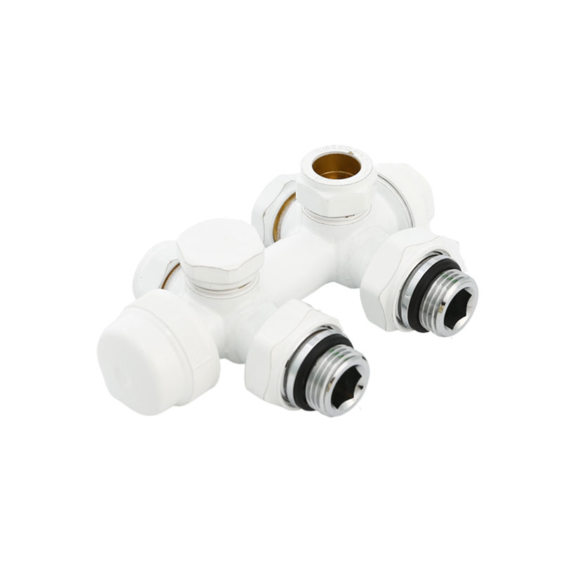 Válvula de radiador de novo design com superfície preta e branca AMT-4034